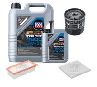 FEBI BILSTEIN Controllo set 6L Liqui Moly Top Tec 4600 5W-30 per Dacia