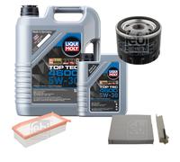 FEBI BILSTEIN Controllo set 6L Liqui Moly Top Tec 4600 5W-30 per Dacia