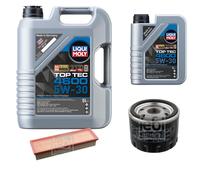 FEBI BILSTEIN Controllo set 6L Liqui Moly Top Tec 4600 5W-30 per Dacia Logan