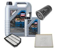 FEBI BILSTEIN Controllo set 6L Liqui Moly Top Tec 4600 5W-30 per KIA Carens