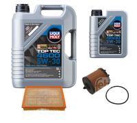 FEBI BILSTEIN Controllo set 6L Liqui Moly Top Tec 4600 5W-30 per Opel Vectra