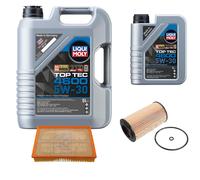 FEBI BILSTEIN Controllo set 6L Liqui Moly Top Tec 4600 5W-30 per Opel Vectra