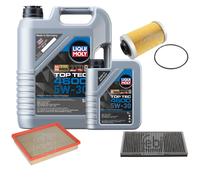 FEBI BILSTEIN Controllo set 6L Liqui Moly Top Tec 4600 5W-30 per Opel Vectra
