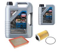 FEBI BILSTEIN Controllo set 6L Liqui Moly Top Tec 4600 5W-30 per Opel Vectra