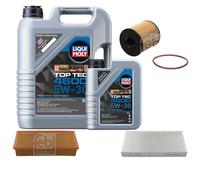 FEBI BILSTEIN Controllo set 6L Liqui Moly Top Tec 4600 5W-30 per Peugeot