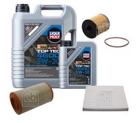 FEBI BILSTEIN Controllo set 6L Liqui Moly Top Tec 4600 5W-30 per Peugeot