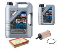 FEBI BILSTEIN Controllo set 6L Liqui Moly Top Tec 4600 5W-30 per Peugeot 206