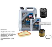 FEBI BILSTEIN Controllo set 6L Liqui Moly Top Tec 4600 5W-30 per Peugeot 306