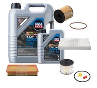 FEBI BILSTEIN Controllo set 6L Liqui Moly Top Tec 4600 5W-30 per Peugeot 407