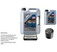FEBI BILSTEIN Controllo set 6L Liqui Moly Top Tec 4600 5W-30 per Toyota RAV