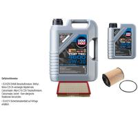 FEBI BILSTEIN Controllo set 6L Liqui Moly Top Tec 4600 5W-30 per VW Passat