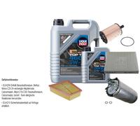 FEBI BILSTEIN Controllo set 6L Liqui Moly Top Tec 4600 5W-30 per VW Polo 9N_