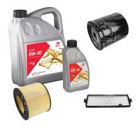 Febi BILSTEIN Controllo Set 6L Longlife 5W-30 per Saab 9-3 YS3D 2.0 Turbo