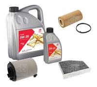 FEBI BILSTEIN Controllo set 6L Longlife 5W-30 per VW EOS 1F7 1F8 2.0 FSI