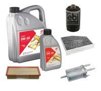 FEBI BILSTEIN Controllo Set 6L Longlife 5W-30 Per VW Golf VI 5K1 2.0 GTI 1.8