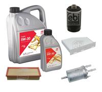 FEBI BILSTEIN Controllo Set 6L Longlife 5W-30 Per VW Golf VI 5K1 2.0 GTI 1.8