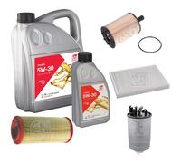 FEBI BILSTEIN Controllo Set 6L Longlife 5W-30 Per VW Lupo 6X1 6E1 1.4 TDI