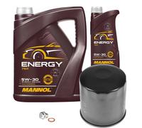 FEBI BILSTEIN Controllo Set 6L MANNOL 5W-30 per Hyundai Tucson 1.6 GDi IX20
