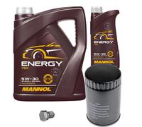 FEBI BILSTEIN Controllo Set 6L MANNOL 5W-30 Per Jaguar XF 3.0