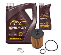 FEBI BILSTEIN Controllo Set 6L MANNOL 5W-30 Per Mercedes-Benz A-Klasse W169