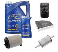 FEBI BILSTEIN Controllo Set 6L MANNOL Classic 10W-40 Per Audi A3 Sportback