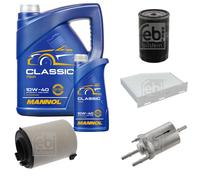 FEBI BILSTEIN Controllo Set 6L MANNOL Classic 10W-40 Per Audi A3 Sportback