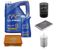 FEBI BILSTEIN Controllo Set 6L MANNOL Classic 10W-40 Per Audi A4 8E2 B6 2.0