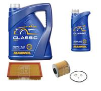 FEBI BILSTEIN Controllo Set 6L MANNOL Classic 10W-40 Per BMW 3er Cabriolet