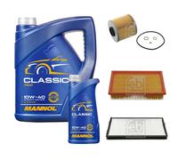 Febi BILSTEIN Controllo Set 6L mannol Classic 10W-40 per BMW Serie 5er E34