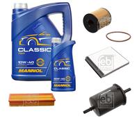 FEBI BILSTEIN Controllo Set 6L MANNOL Classic 10W-40 Per Citroën Berlingo