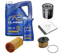 FEBI BILSTEIN Controllo Set 6L MANNOL Classic 10W-40 Per Citroën Berlingo