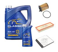FEBI BILSTEIN Controllo Set 6L MANNOL Classic 10W-40 Per Citroën Berlingo MF