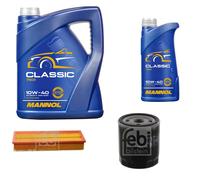 FEBI BILSTEIN Controllo Set 6L MANNOL Classic 10W-40 Per Citroën Berlingo MF