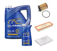 FEBI BILSTEIN Controllo Set 6L MANNOL Classic 10W-40 Per Citroën C3 Picasso