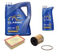 FEBI BILSTEIN Controllo Set 6L MANNOL Classic 10W-40 Per Citroën C4 I LC