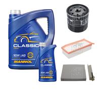FEBI BILSTEIN Controllo Set 6L MANNOL Classic 10W-40 Per Dacia Duster