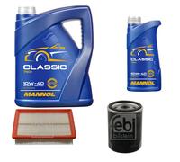 FEBI BILSTEIN Controllo Set 6L MANNOL Classic 10W-40 Per Fiat Brava 182 1.6