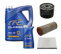 FEBI BILSTEIN Controllo Set 6L MANNOL Classic 10W-40 Per Fiat Idea 350 1.9