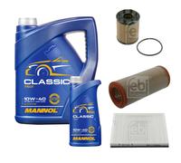 FEBI BILSTEIN Controllo Set 6L MANNOL Classic 10W-40 Per Fiat Idea 350 1.9