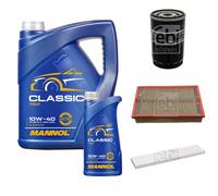 FEBI BILSTEIN Controllo Set 6L MANNOL Classic 10W-40 Per Ford Galaxy WGR 2.3