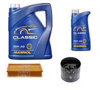 FEBI BILSTEIN Controllo Set 6L MANNOL Classic 10W-40 Per Nissan NP300 Navara