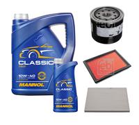 FEBI BILSTEIN Controllo Set 6L MANNOL Classic 10W-40 Per Nissan X-Trail T31