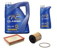 FEBI BILSTEIN Controllo Set 6L MANNOL Classic 10W-40 Per Peugeot 206 CC 2D