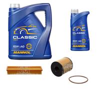 Febi BILSTEIN Controllo Set 6L mannol Classic 10W-40 per Peugeot 207 Wa