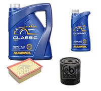 FEBI BILSTEIN Controllo Set 6L MANNOL Classic 10W-40 Per Peugeot 307 Break