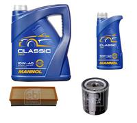 FEBI BILSTEIN Controllo Set 6L MANNOL Classic 10W-40 Per Peugeot 406 8B 1.8
