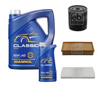 FEBI BILSTEIN Controllo Set 6L MANNOL Classic 10W-40 Per Peugeot 807 E 2.2