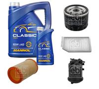 FEBI BILSTEIN Controllo Set 6L MANNOL Classic 10W-40 Per Renault Laguna I