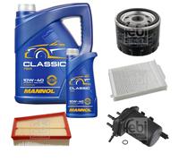 FEBI BILSTEIN Controllo set 6L MANNOL Classic 10W-40 per Renault Megane II