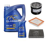 FEBI BILSTEIN Controllo Set 6L MANNOL Classic 10W-40 Per Renault Scénic III